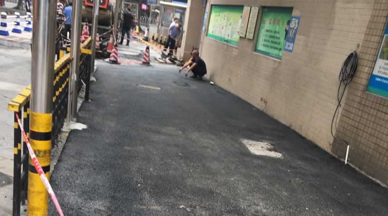 廣州市君華香柏路口瀝青路面改造工程